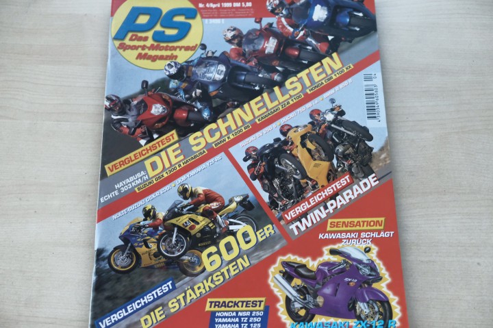 Deckblatt PS Sport Motorrad (04/1999)
